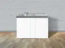 Minikeuken EASYLINE ME 120 met koelkast rechts geen kookplaat