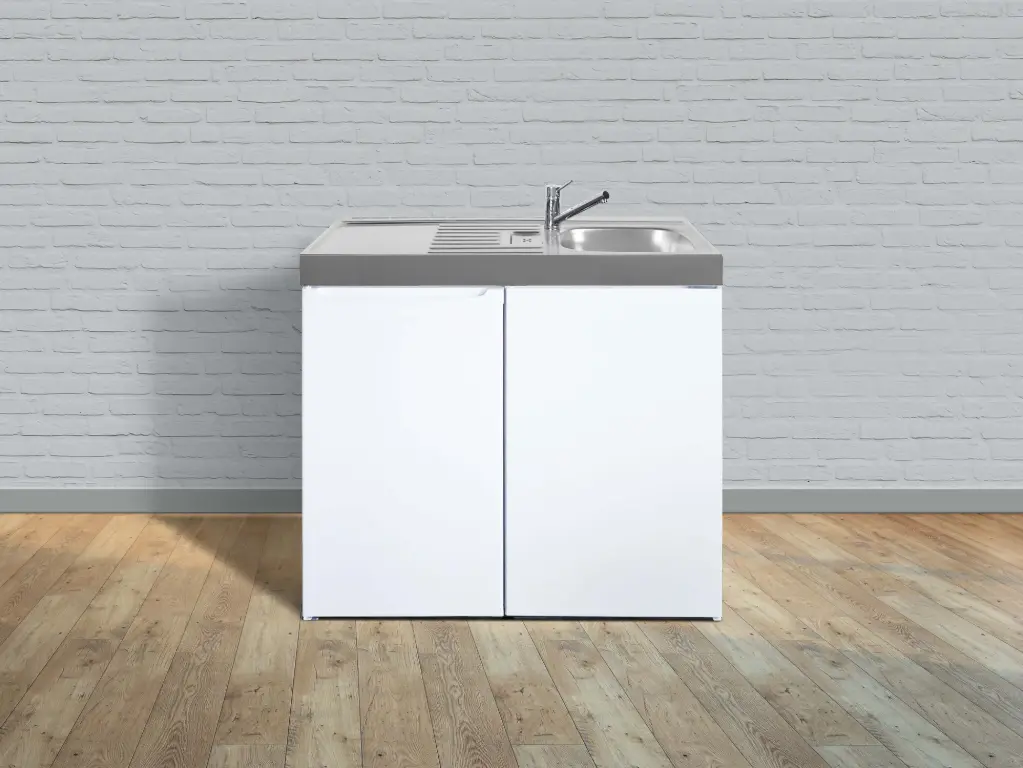 Minikeuken EASYLINE 100 koelkast links zonder kookplaat