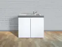 Minikeuken EASYLINE 100 koelkast links zonder kookplaat