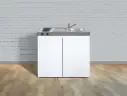 Minikeuken EASYLINE 100 koelkast kookplaat links