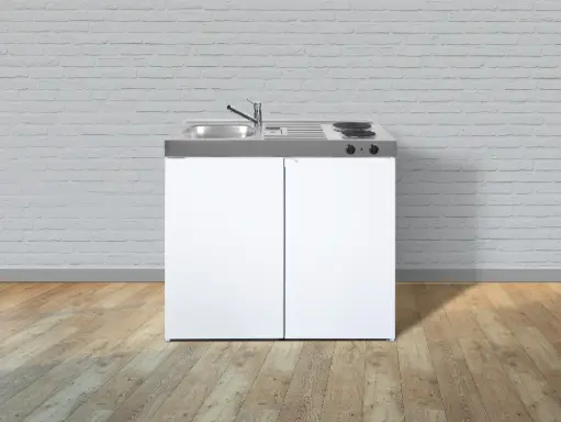 Minikeuken EASYLINE 100 koelkast kookplaat rechts