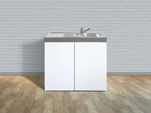 [1410000005300] Minikeuken EASYLINE 100 koelkast links zonder kookplaat_1384